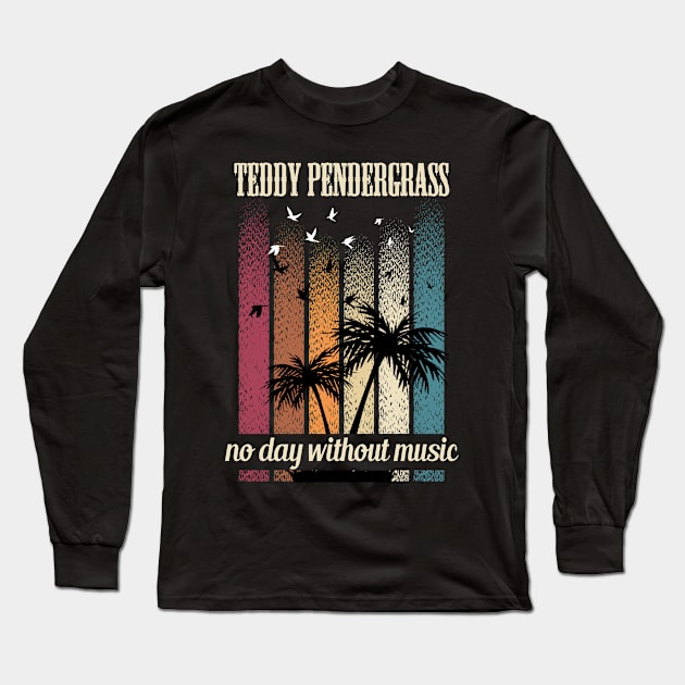 TEDDY PENDERGRASS BAND Long Sleeve T-Shirt by growing.std